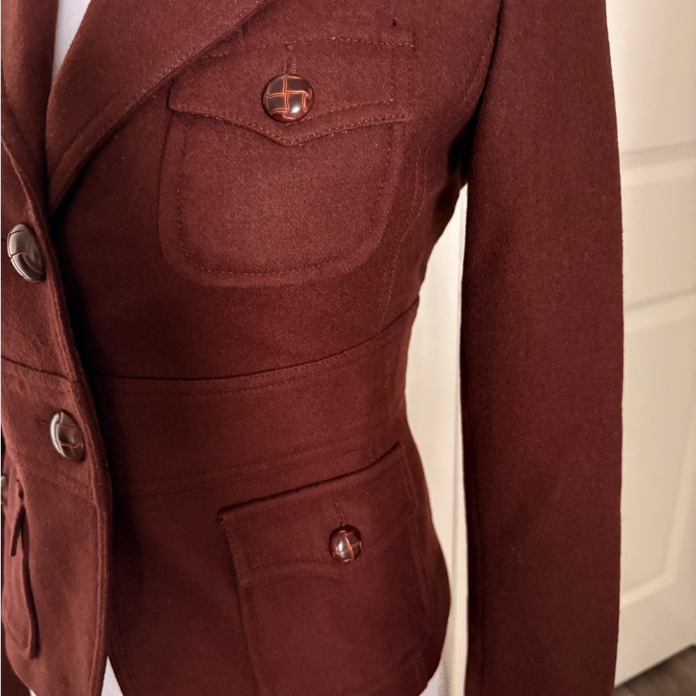 Zara Basic Women's Utility Jacket - Brown - image 10